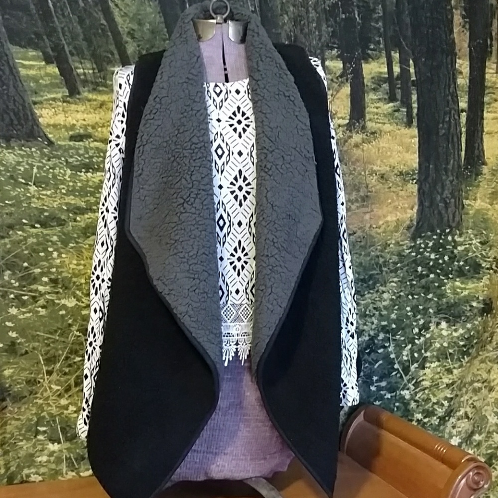 "Sherpa" style vest